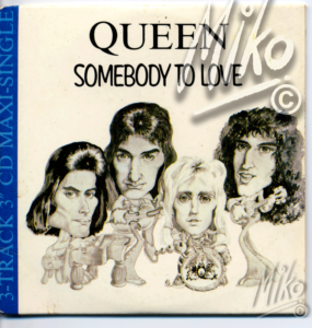 'Queen Somebody To Love' Full Page Advertisement in Musical Express'.....and also used as CD Single